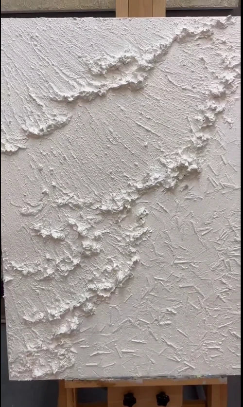 3D Spindrift Texture Painting on Canvas Original Large Size Wall Art for Room Decor #Kiss 24