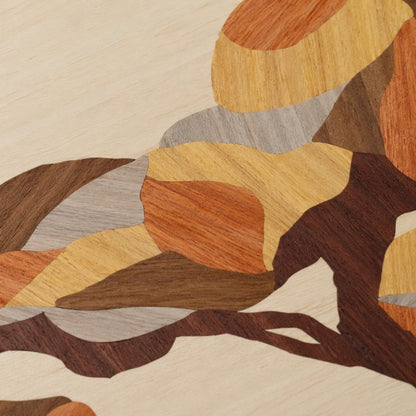 Wooden Tree Landscape Canvas Painting #Kiss 196