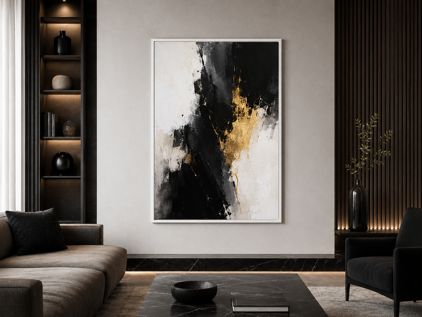 Clean Elegant White Frame