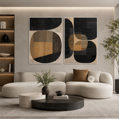 Abstract Tranquility Set of 2 #Kiss 22