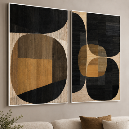 Abstract Tranquility Set of 2 #Kiss 22
