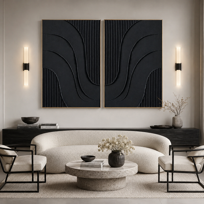 Minimalist Zen Set of 2 #Kiss 08
