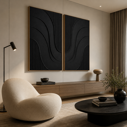Minimalist Zen Set of 2 #Kiss 08