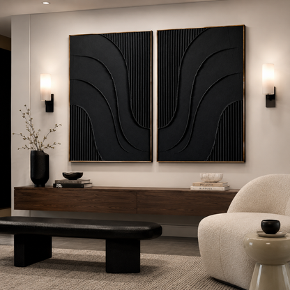 Minimalist Zen Set of 2 #Kiss 08