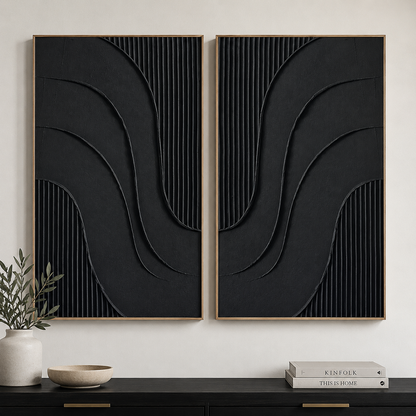 Minimalist Zen Set of 2 #Kiss 08