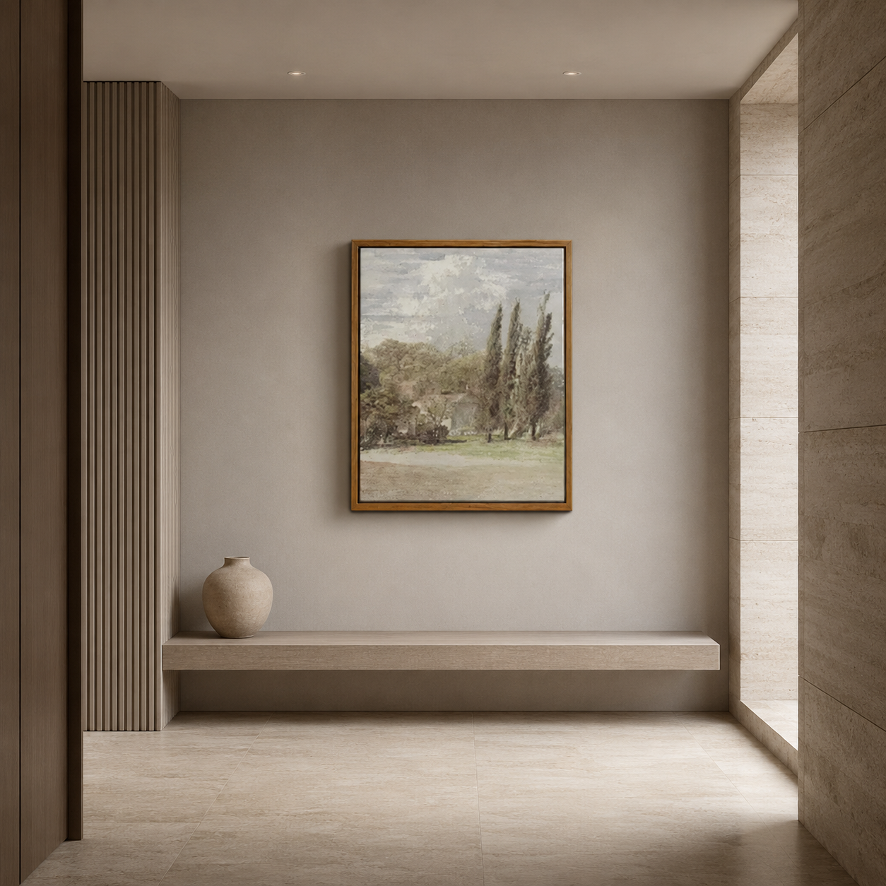 Soft Countryside Landscape Painting #Kiss 100
