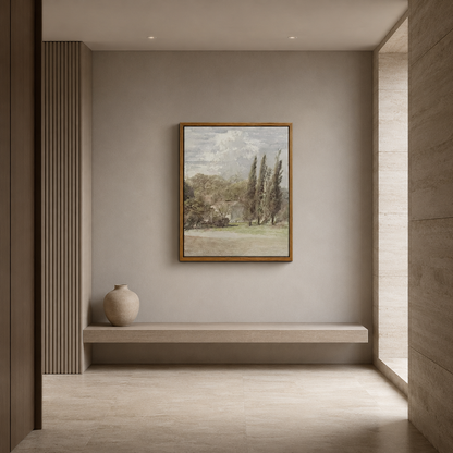 Soft Countryside Landscape Painting #Kiss 100