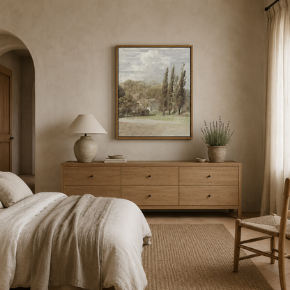 Soft Countryside Landscape Painting #Kiss 100