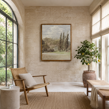 Soft Countryside Landscape Painting #Kiss 100