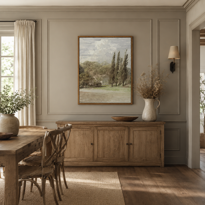 Soft Countryside Landscape Painting #Kiss 100