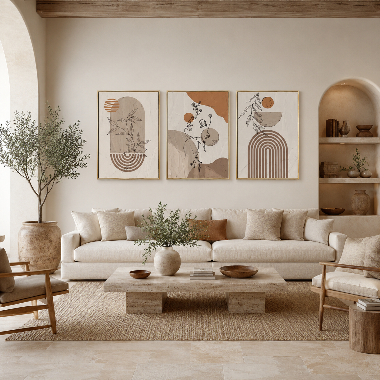 Boho Botanical Wall Art Set of 3 #Kiss 102