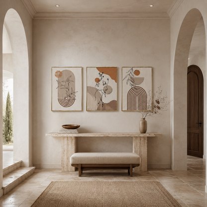 Boho Botanical Wall Art Set of 3 #Kiss 102