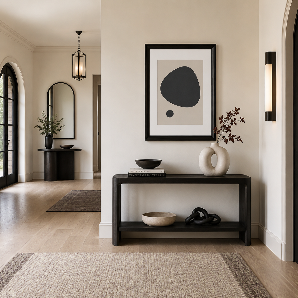 Black Pebble Minimalist Painting #Kiss 115