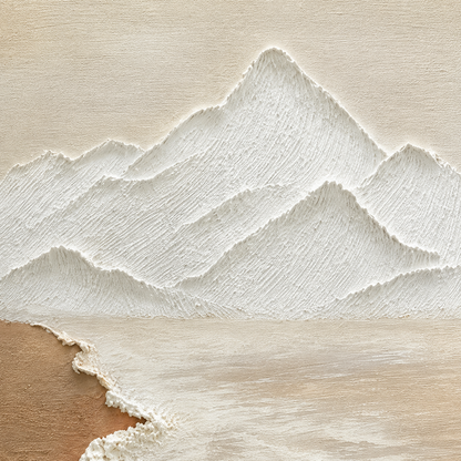 Coastal Mountain Relief Painting #Kiss 117