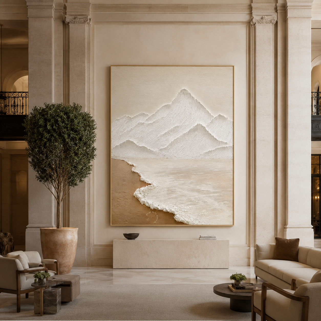 Coastal Mountain Relief Painting #Kiss 117