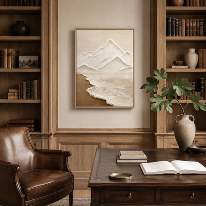 Coastal Mountain Relief Painting #Kiss 117