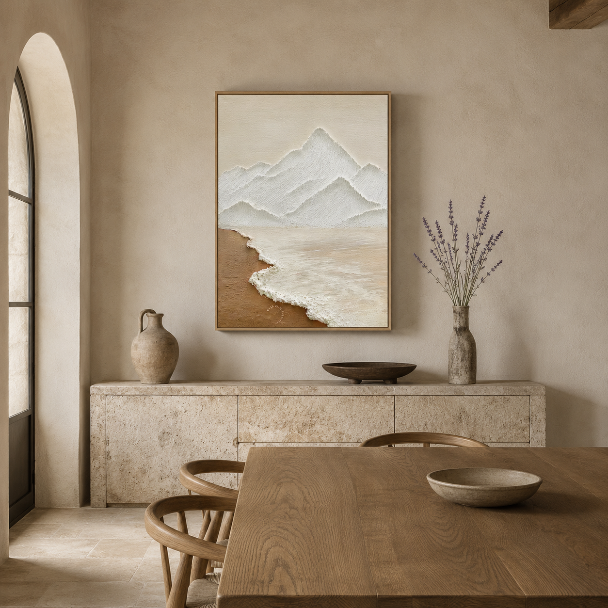 Coastal Mountain Relief Painting #Kiss 117
