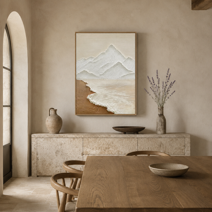 Coastal Mountain Relief Painting #Kiss 117