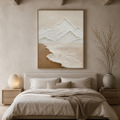 Coastal Mountain Relief Painting #Kiss 117
