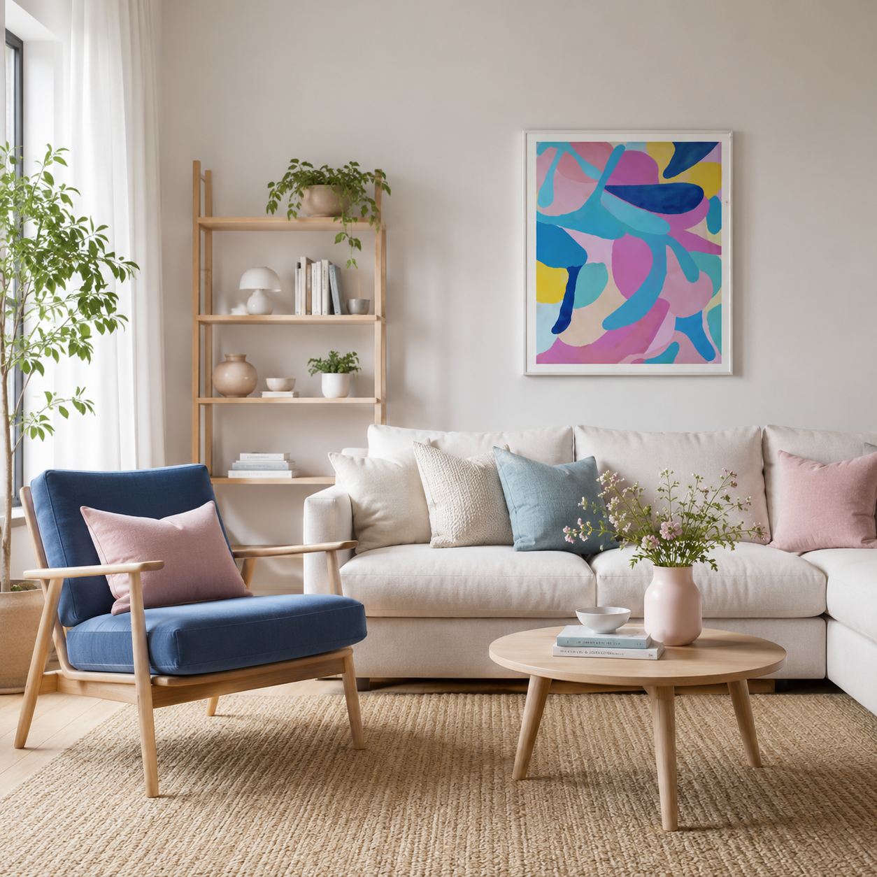 Colorful Abstract Painting #Kiss 119