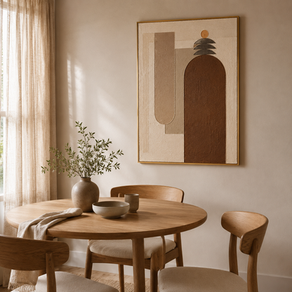 Wabi Sabi Arch Textured Painting #Kiss 46