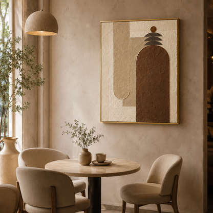 Wabi Sabi Arch Textured Painting #Kiss 46