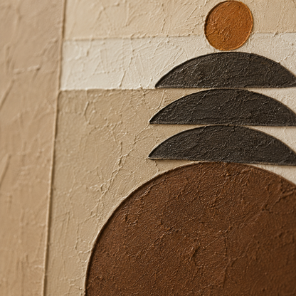 Wabi Sabi Arch Textured Painting #Kiss 46