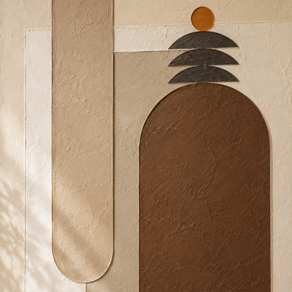 Wabi Sabi Arch Textured Painting #Kiss 46