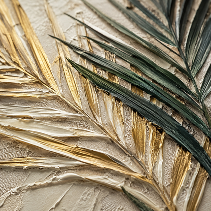 Palm Leaf Relief Painting #Kiss 47