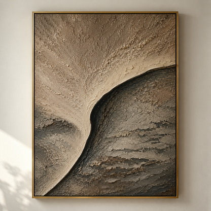 Wabi Sabi Flow Textured Painting #Kiss 48