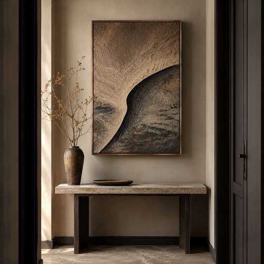 Wabi Sabi Flow Textured Painting #Kiss 48