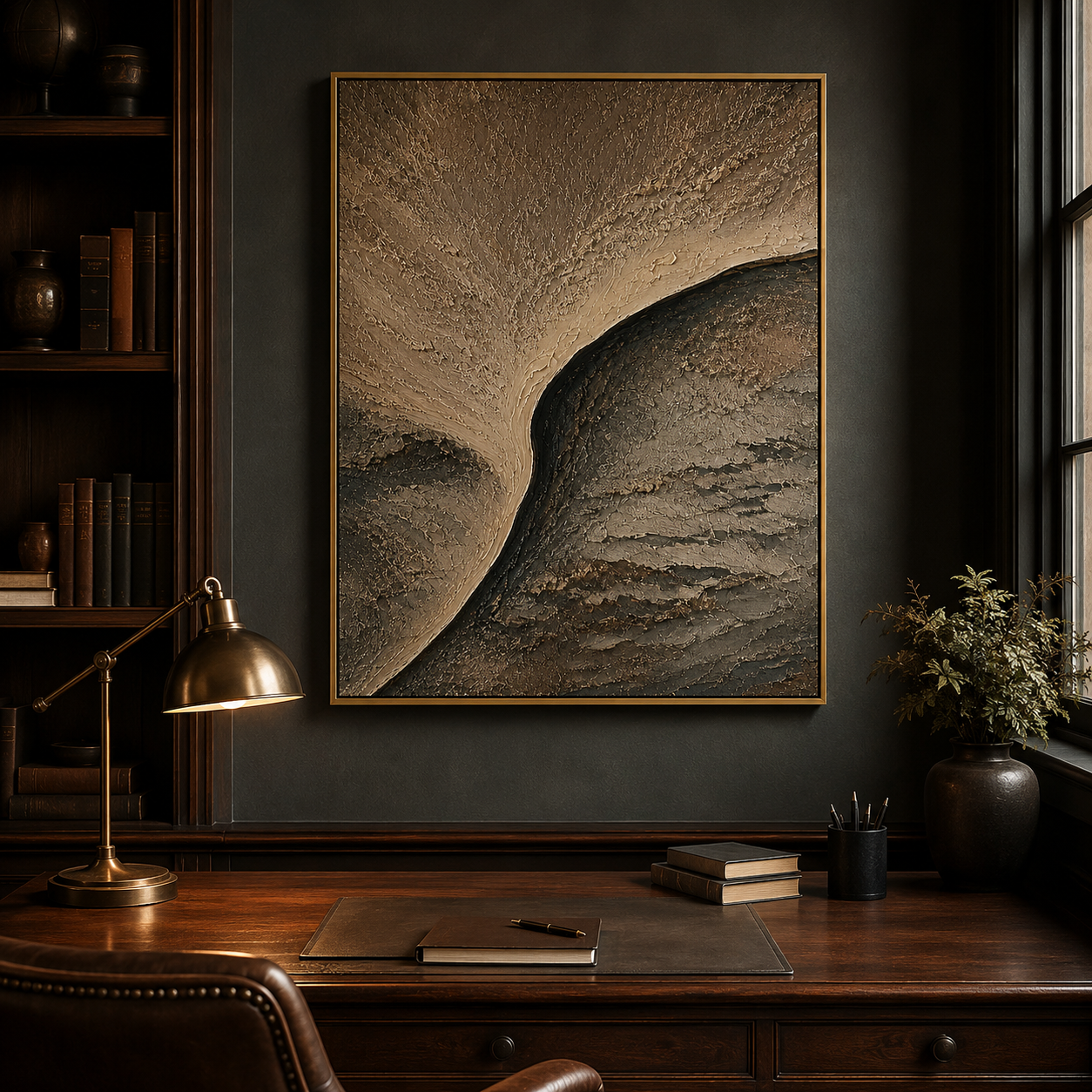 Wabi Sabi Flow Textured Painting #Kiss 48