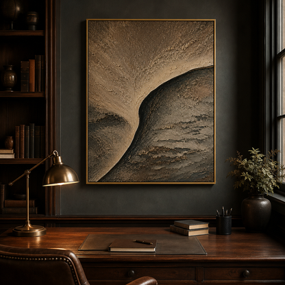 Wabi Sabi Flow Textured Painting #Kiss 48