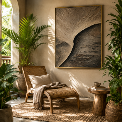 Wabi Sabi Flow Textured Painting #Kiss 48