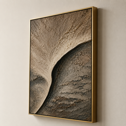 Wabi Sabi Flow Textured Painting #Kiss 48