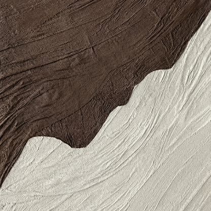 Earthtone Abstract Textured Painting #Kiss 62