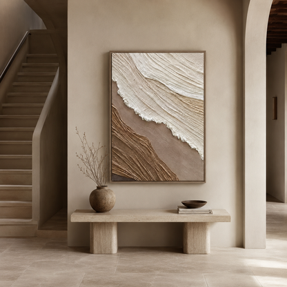 Earthtone Ridge Textured Painting #Kiss 74