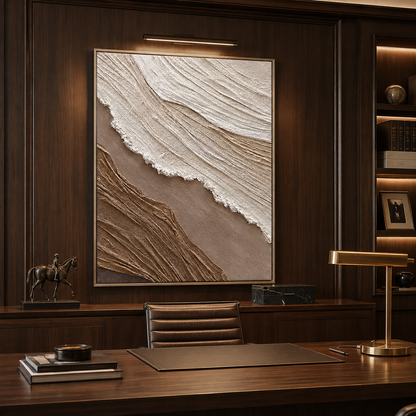 Earthtone Ridge Textured Painting #Kiss 74