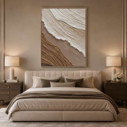 Earthtone Ridge Textured Painting #Kiss 74