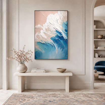 Coastal Wave Relief Painting #Kiss 76