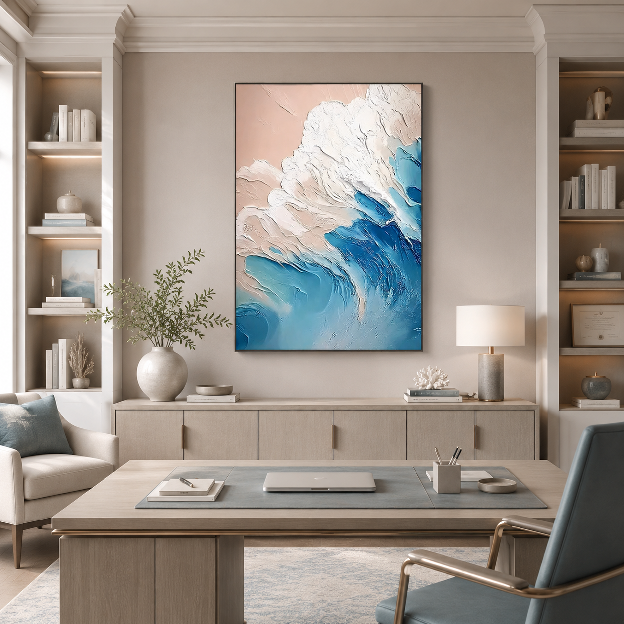 Coastal Wave Relief Painting #Kiss 76