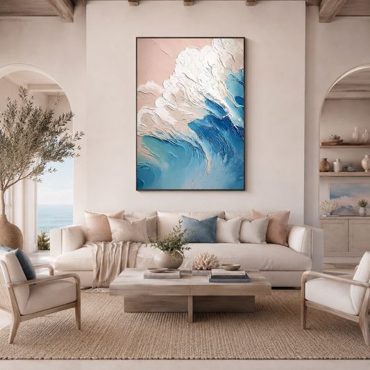 Coastal Wave Relief Painting #Kiss 76