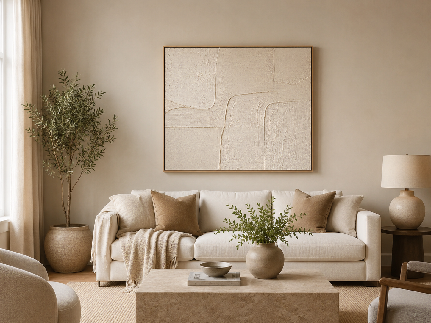 Living Room Wall Art Size Guide