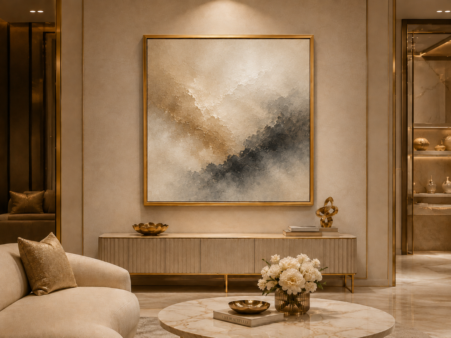Luxury Accent Gold Frame