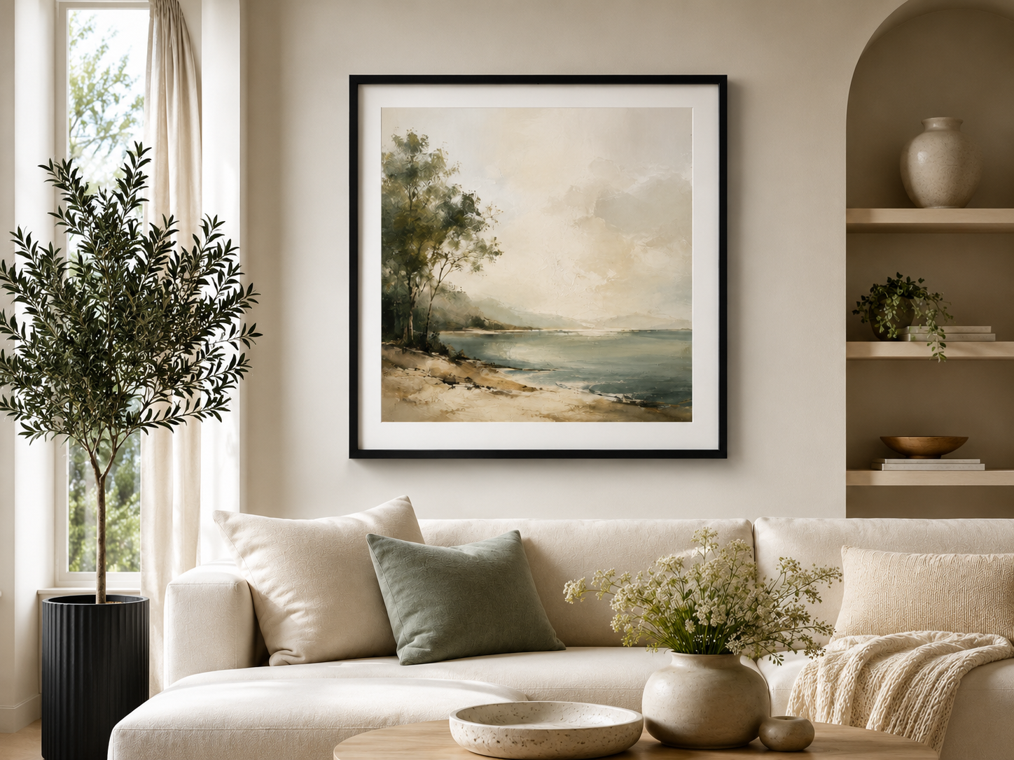 Modern Statement Black Frame