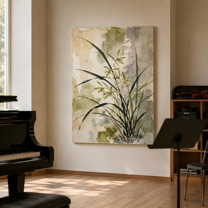 Handmade Watercolor Orchid Botanical Wall Art Painting #Kiss 126