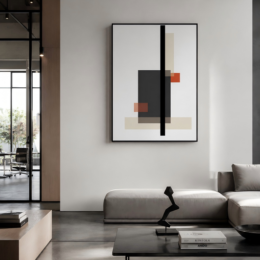 Handmade Textured Geometric Abstract Wall Art #Kiss 122