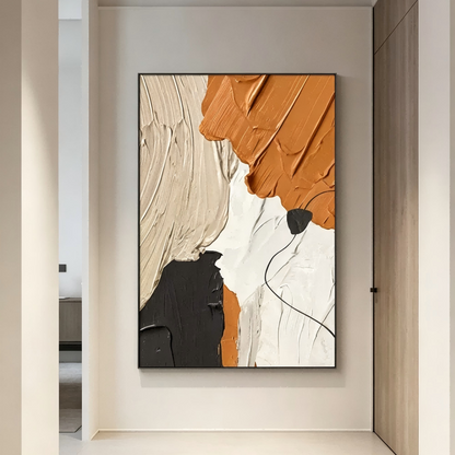 Earthtone Abstract Painting #Kiss 34