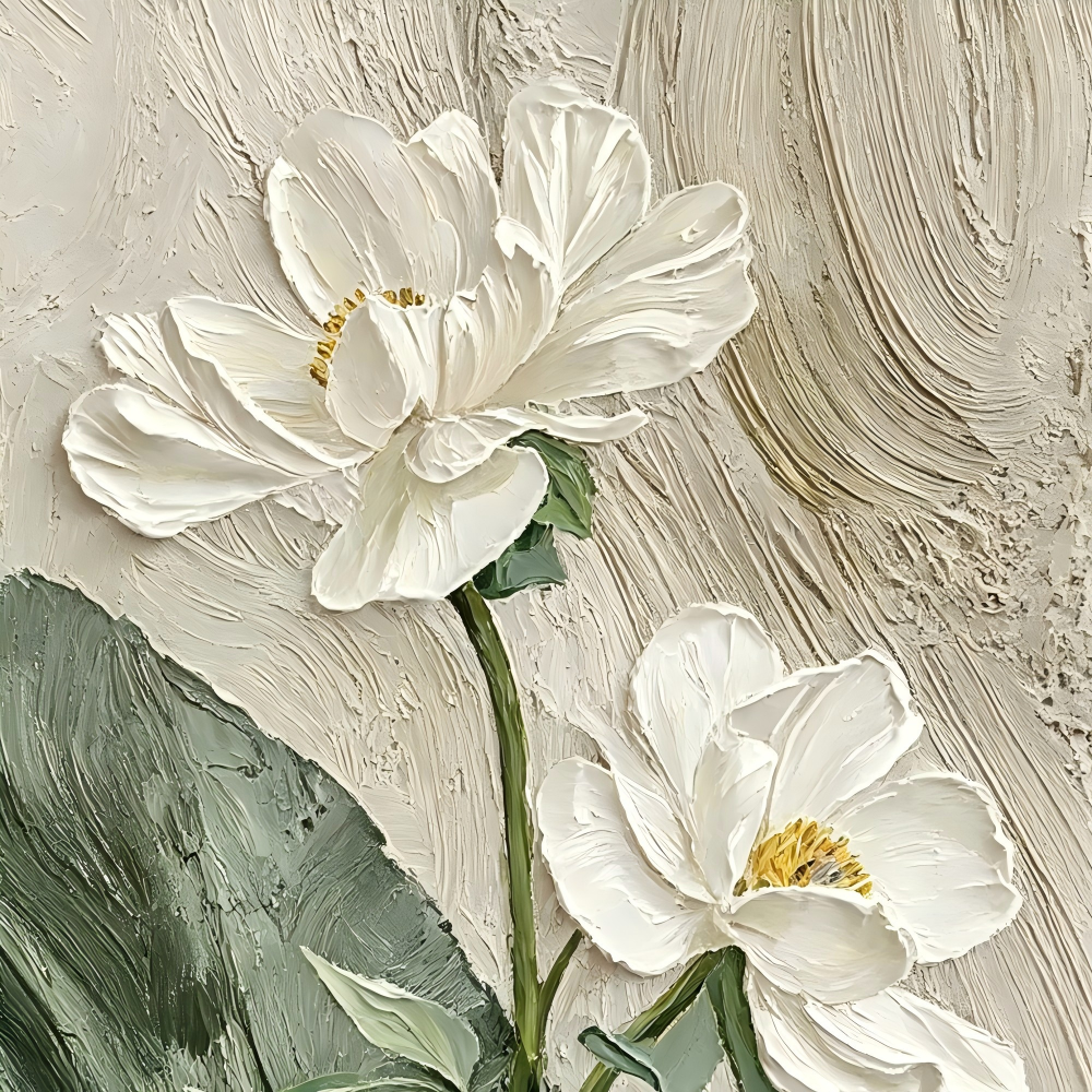Botanical Relief Painting #Kiss 40