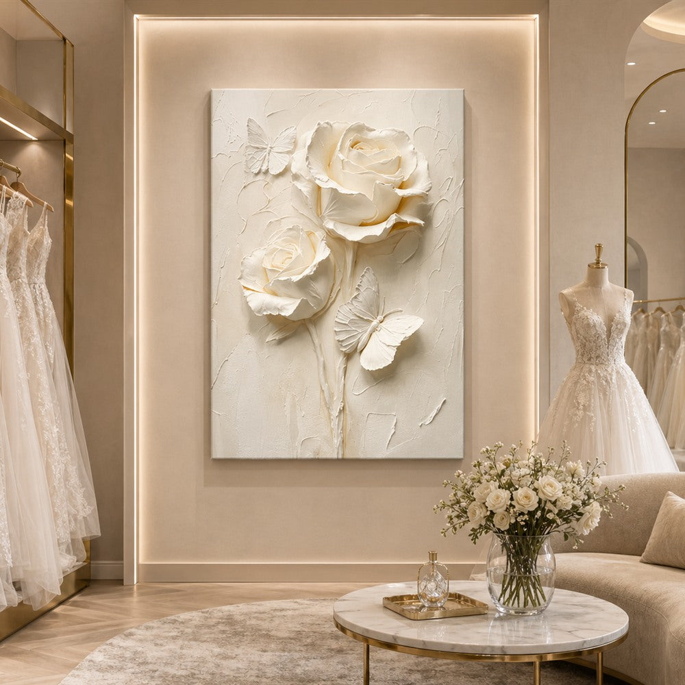 Rose Relief Painting #Kiss 42